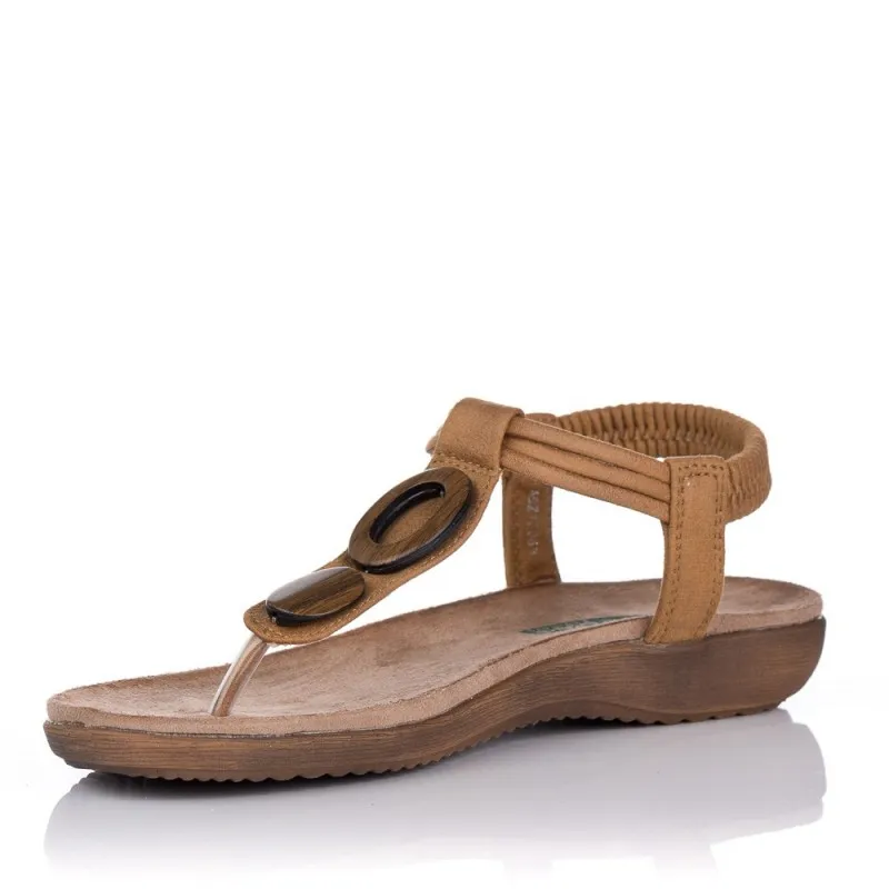 Sandalias Planas Zapp 17063 Mujer Bronce