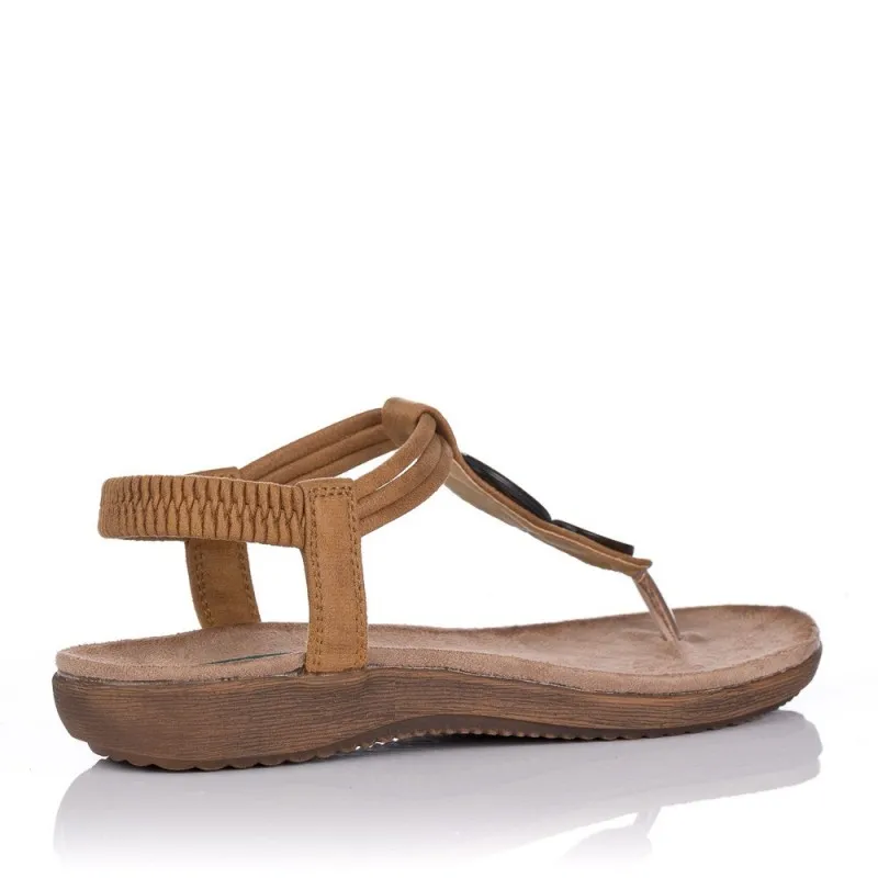 Sandalias Planas Zapp 17063 Mujer Bronce