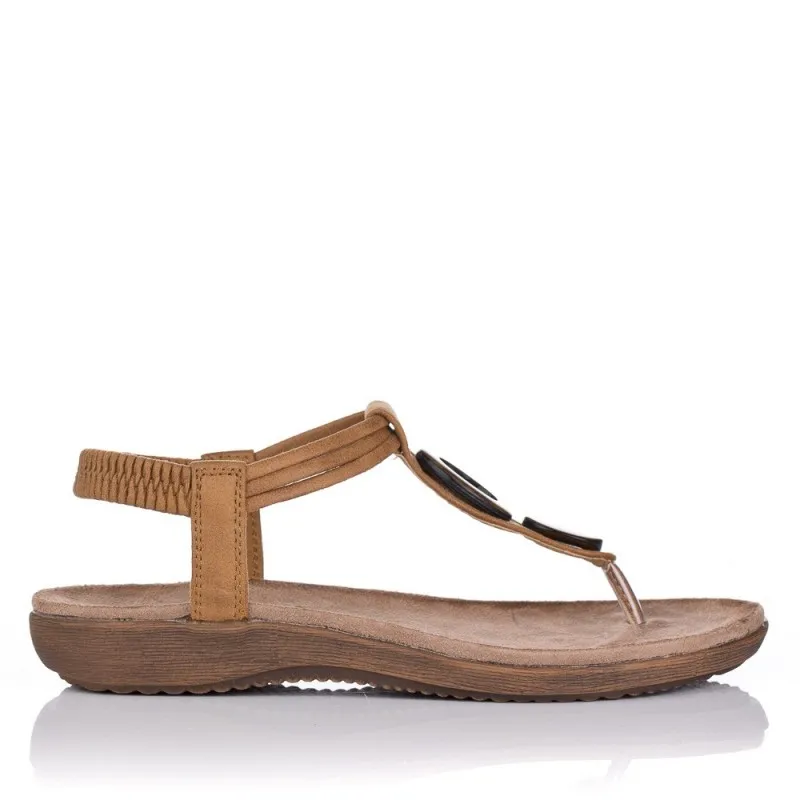 Sandalias Planas Zapp 17063 Mujer Bronce