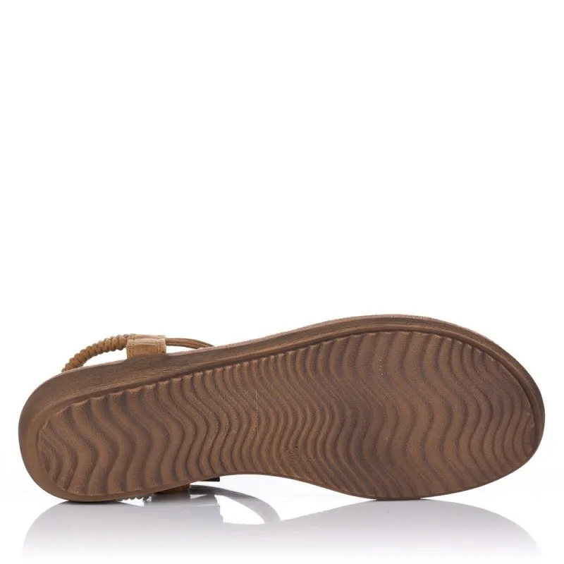 Sandalias Planas Zapp 17063 Mujer Bronce