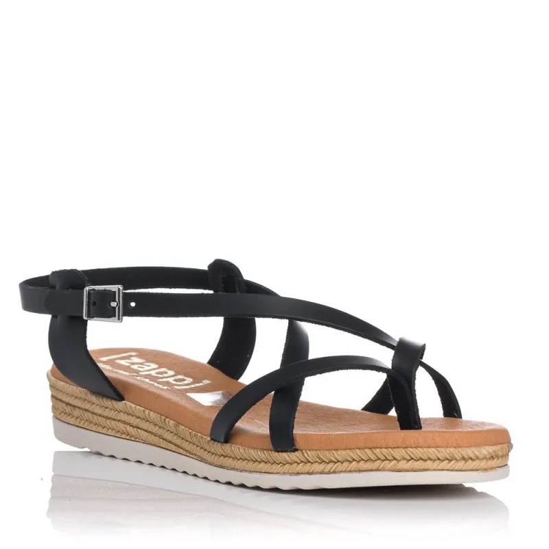 Sandalias Planas Zapp 5152 Mujer Negro