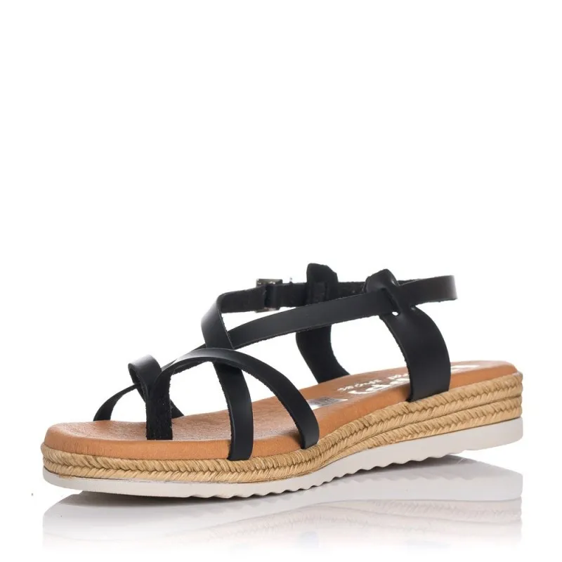 Sandalias Planas Zapp 5152 Mujer Negro