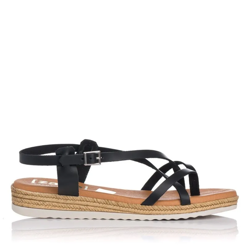 Sandalias Planas Zapp 5152 Mujer Negro