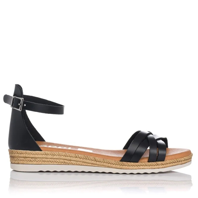 Sandalias Planas Zapp 5153 Mujer Negro