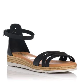 Sandalias Planas Zapp 5153 Mujer Negro