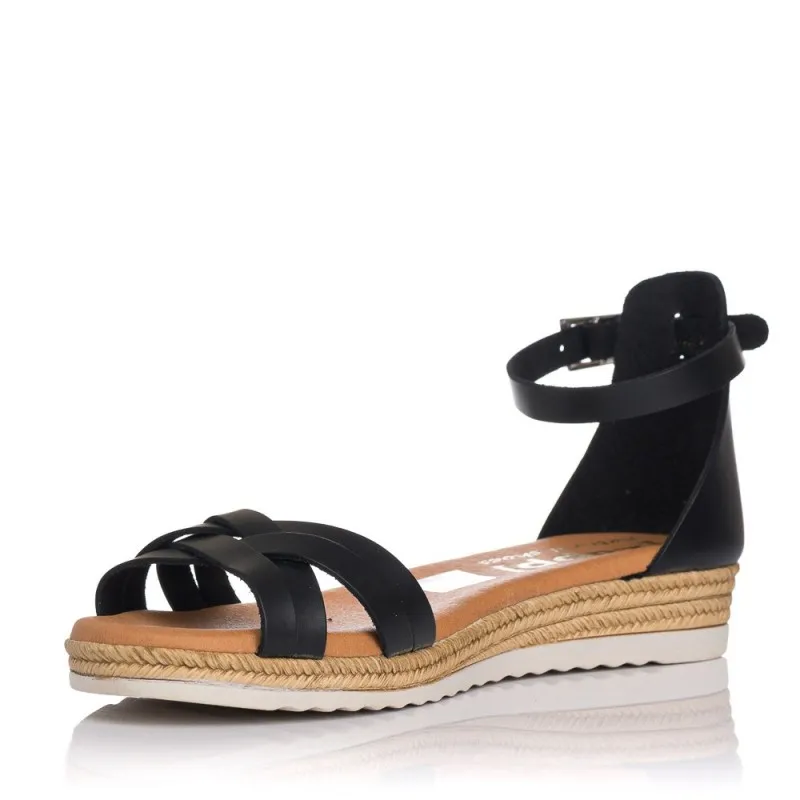 Sandalias Planas Zapp 5153 Mujer Negro