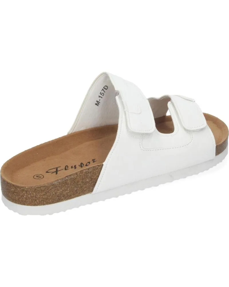 Sandalias PUNTOSALAO  de Hombre SANDALIAS PLANAS COMODAS PISO BIO PARA HOMBRE COLOR BLANCO M  VARIOS COLORES