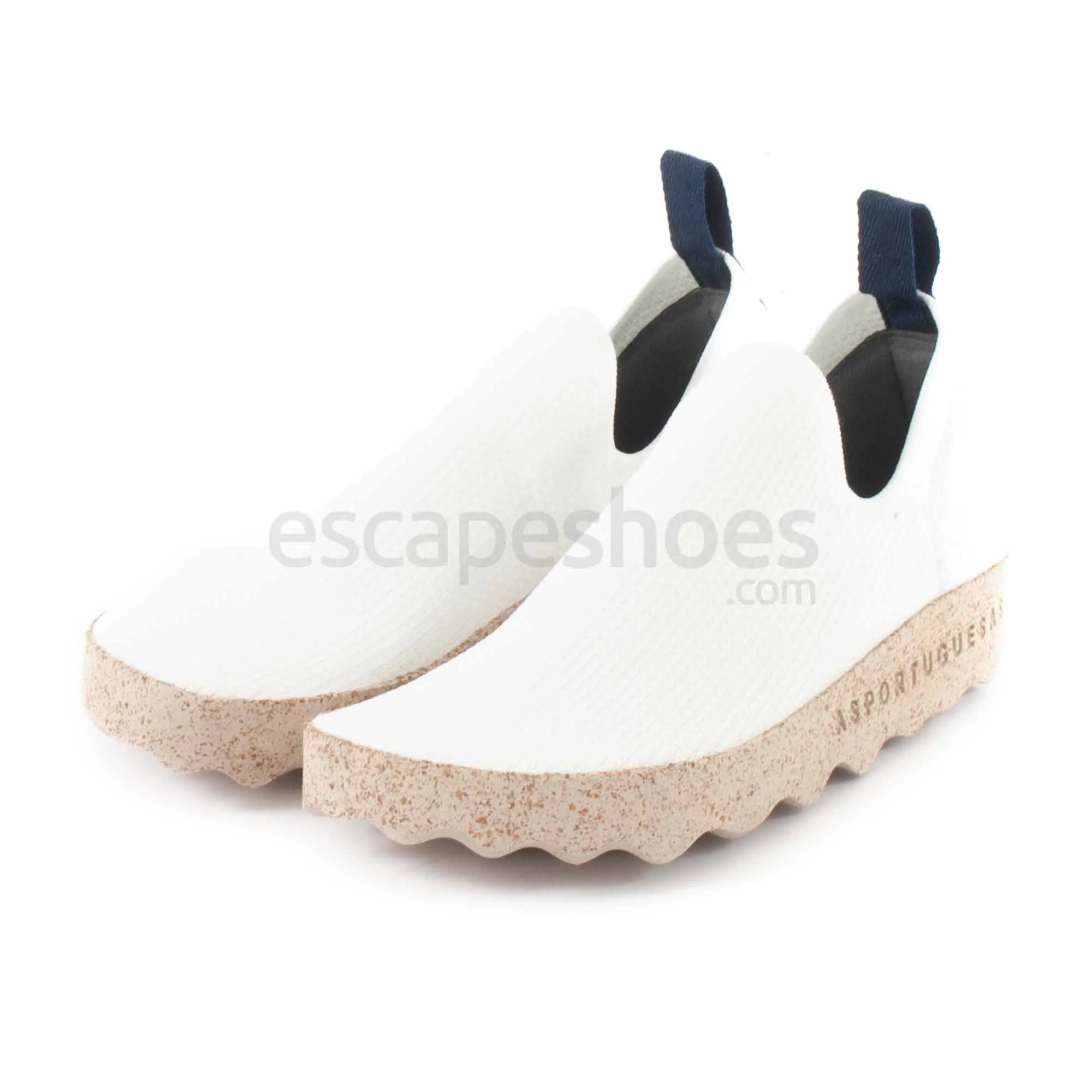 Sapatos ASPORTUGUESAS Care Recycled Elastic White