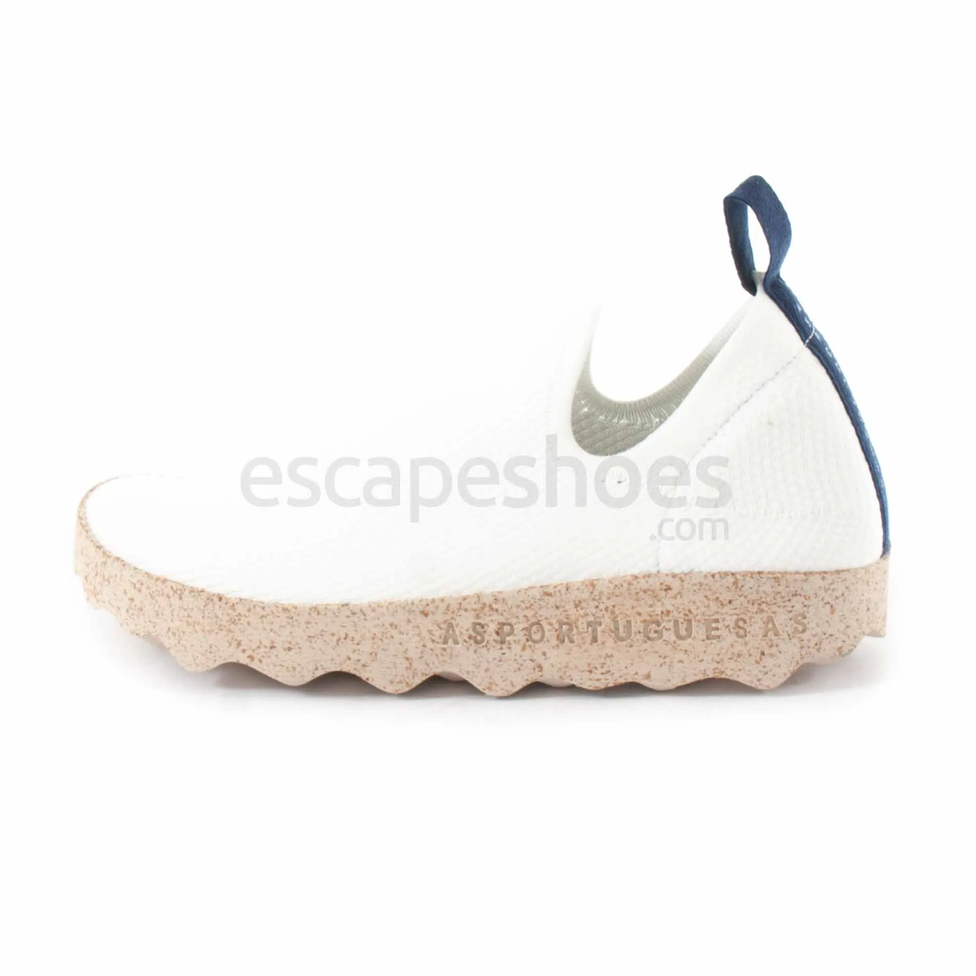 Sapatos ASPORTUGUESAS Care Recycled Elastic White