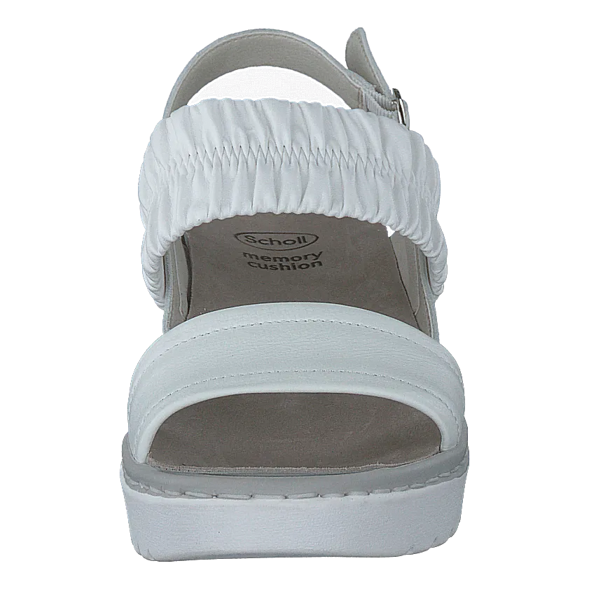 Scholl Viareggio Elastic White