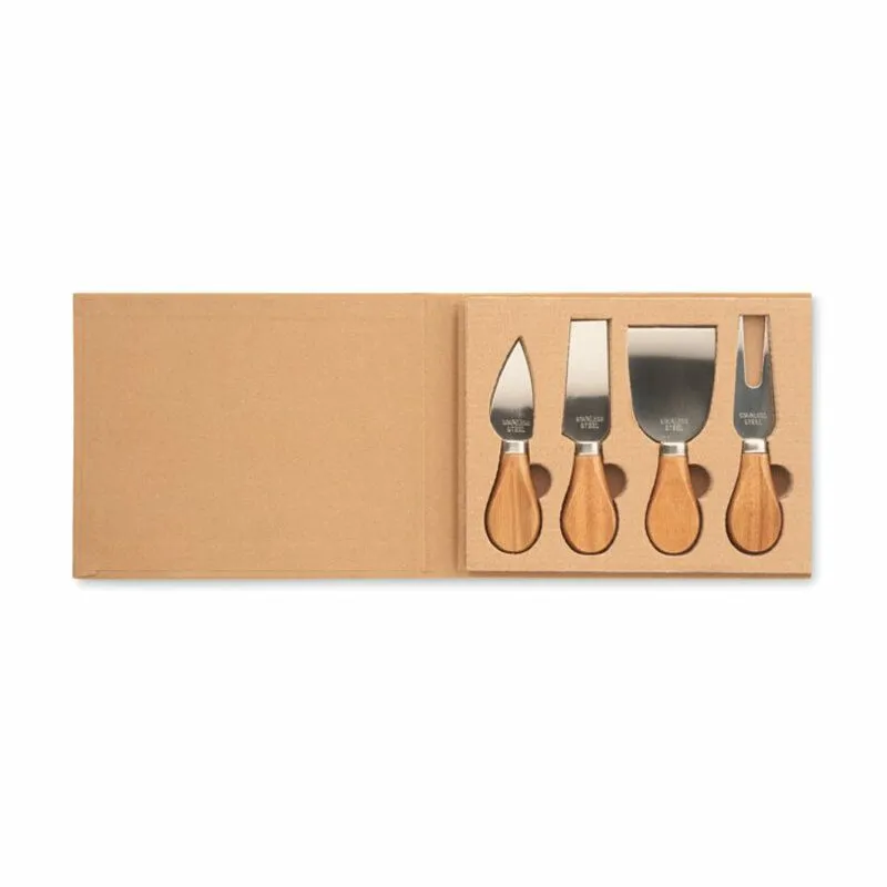 Set cuchillos queso Quattro