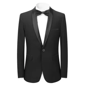 Sliktaa Blazer de fiesta de bodas de negocios ajustados para hombre