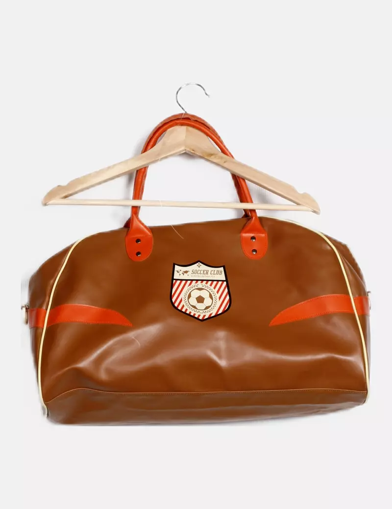 Soccer Bolsa marrón viaje