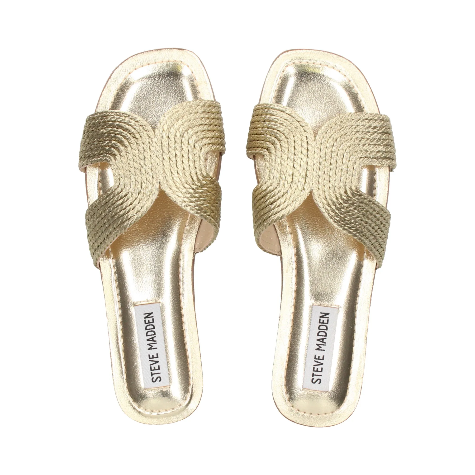 STEVE MADDEN Sandalias planas de Mujer ORO