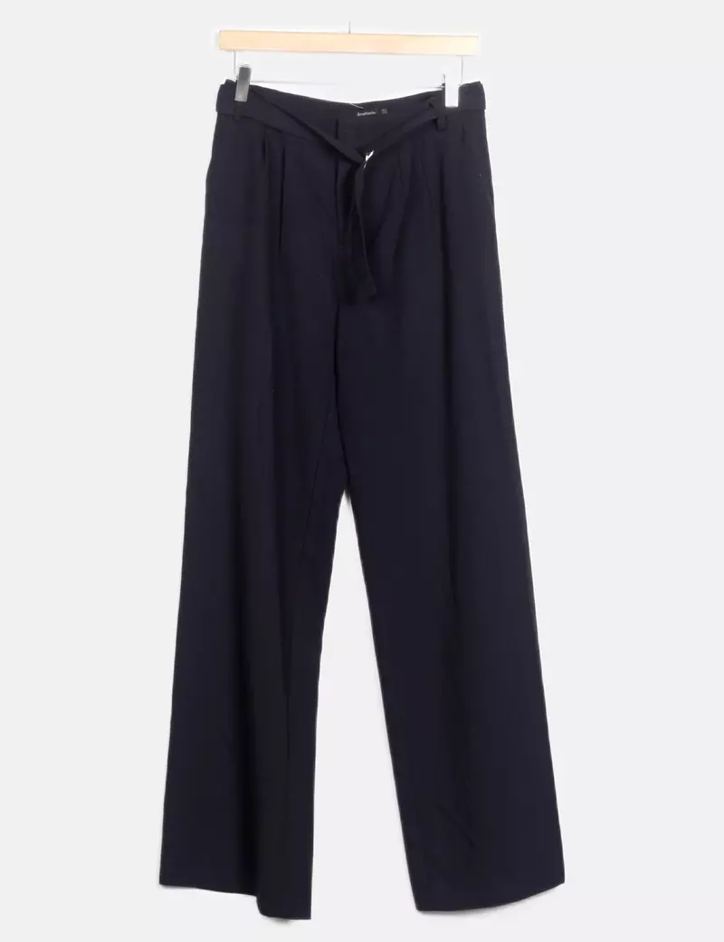 Stradivarius Pantalones de tela Rectos