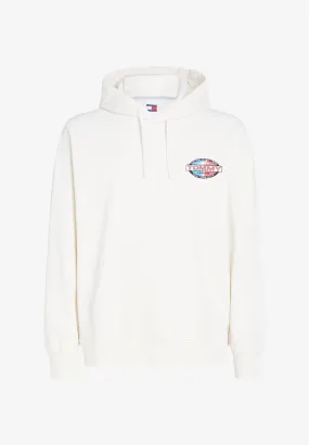 Sudadera Tommy Jeans DM0DM18639 YBH ancient white