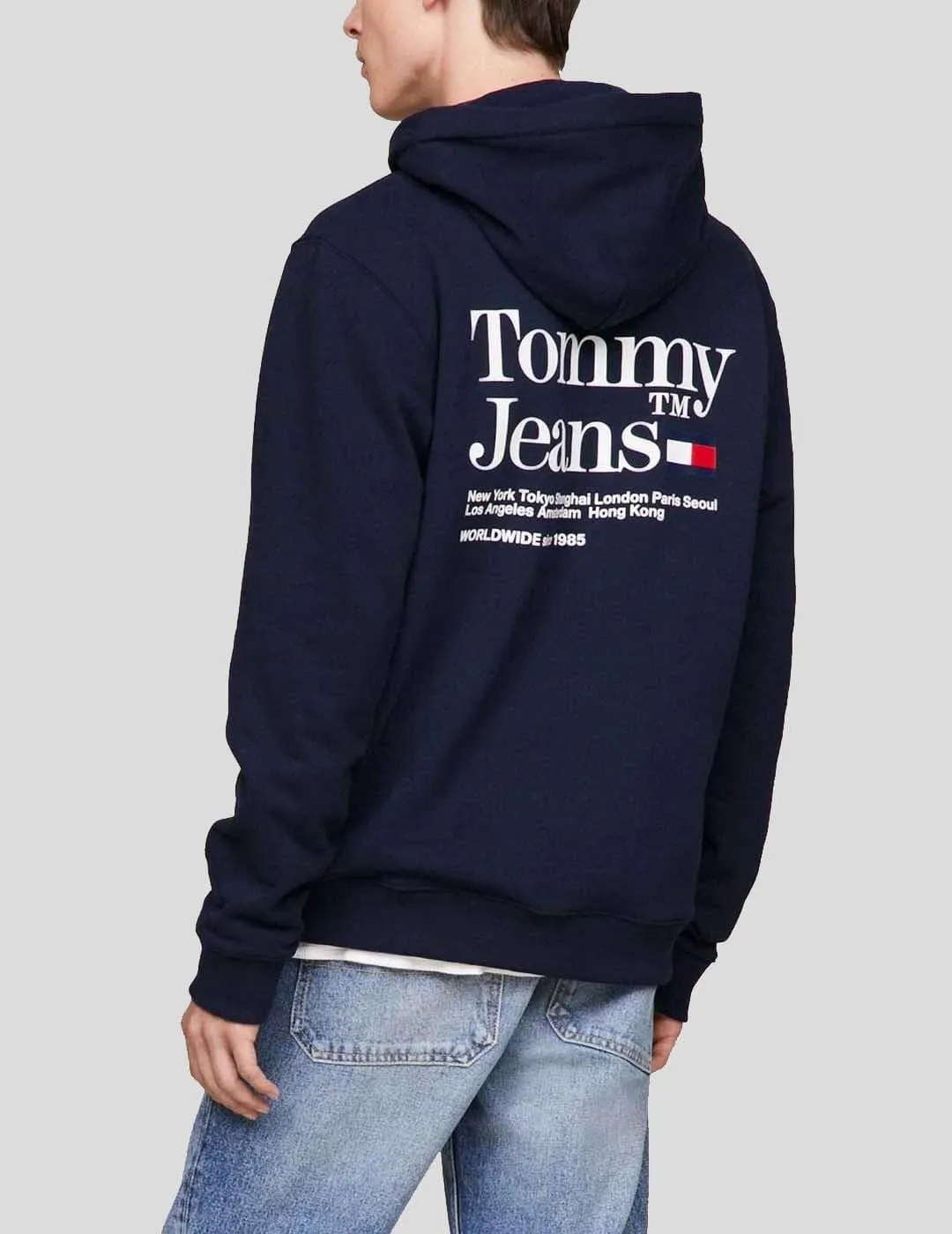 Sudadera Tommy Jeans DM0DM18860 C1G DARK NIGHT NAVY