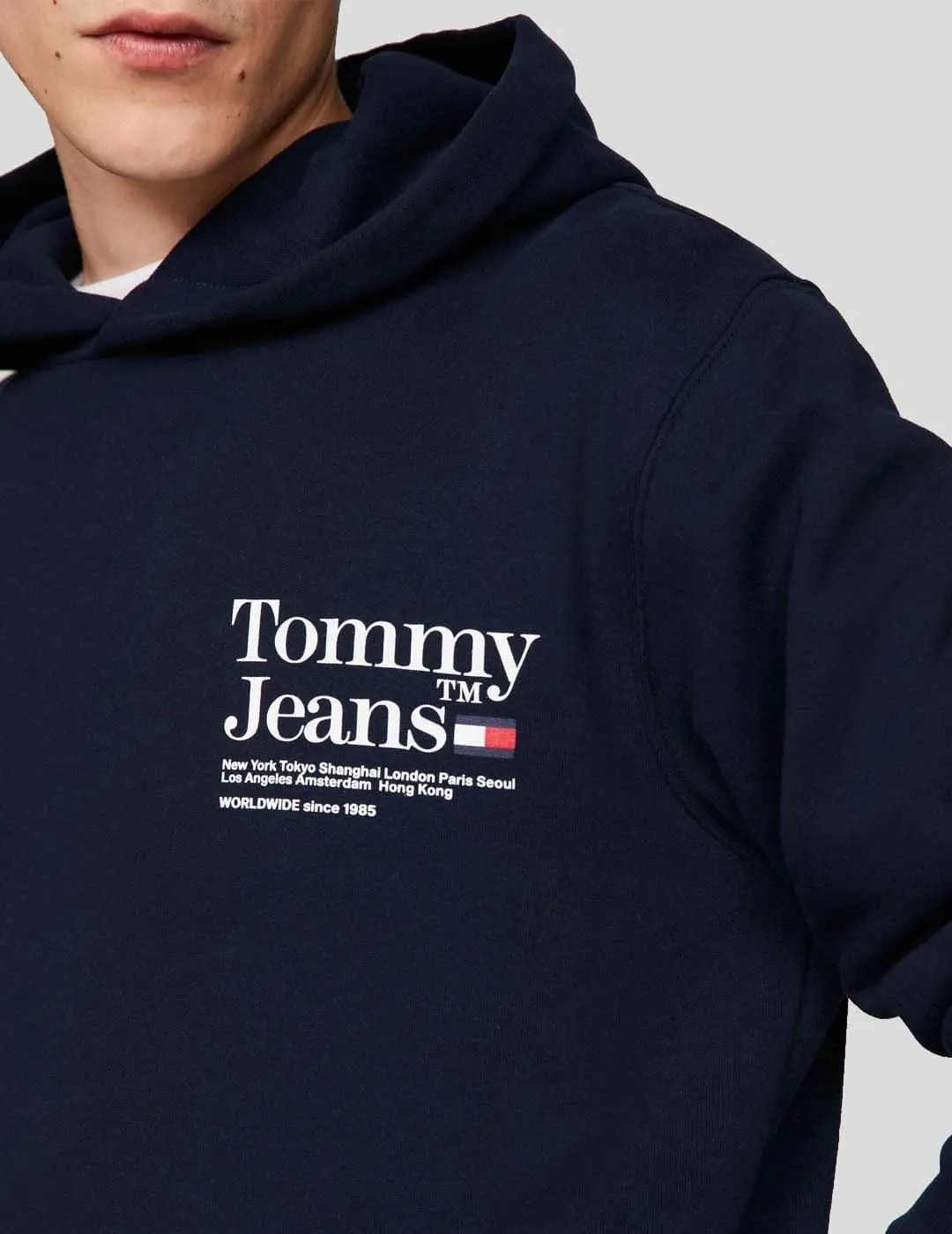 Sudadera Tommy Jeans DM0DM18860 C1G DARK NIGHT NAVY