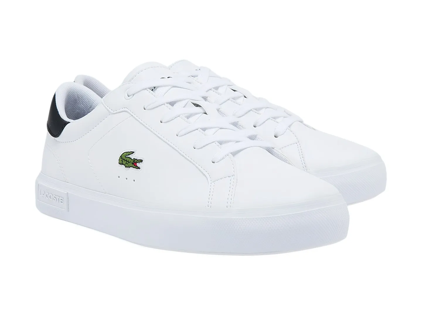 Tenis Lacoste Powercourt  Blanco Para Niño