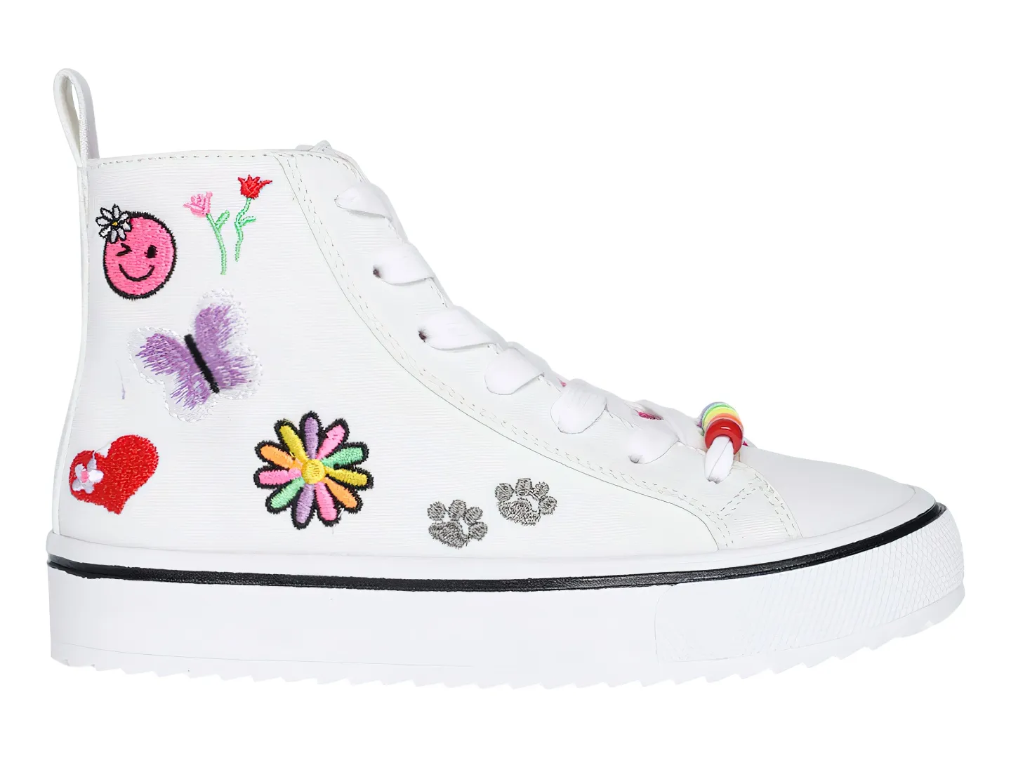 Tenis Steve Madden Jstoop Blanco Para Niña