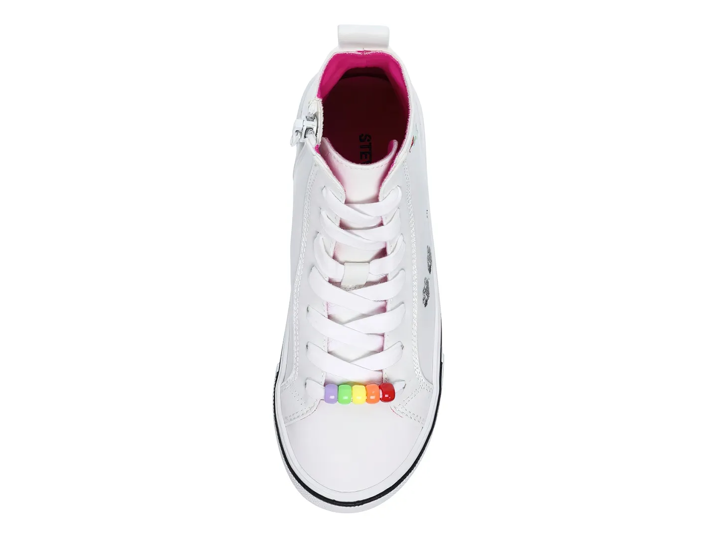 Tenis Steve Madden Jstoop Blanco Para Niña