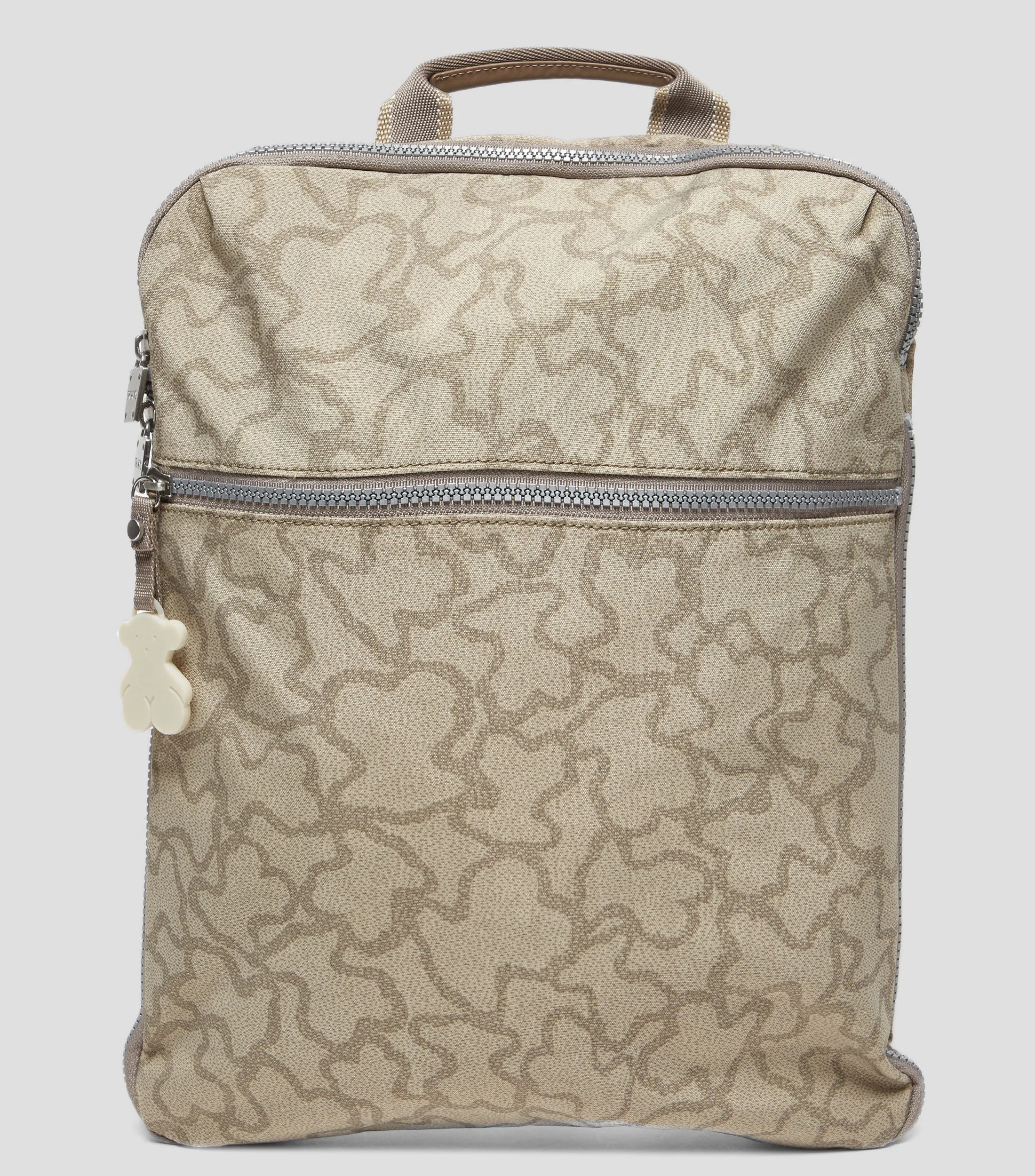 Tous Bolso Backpack beige Kaos monogram Mujer