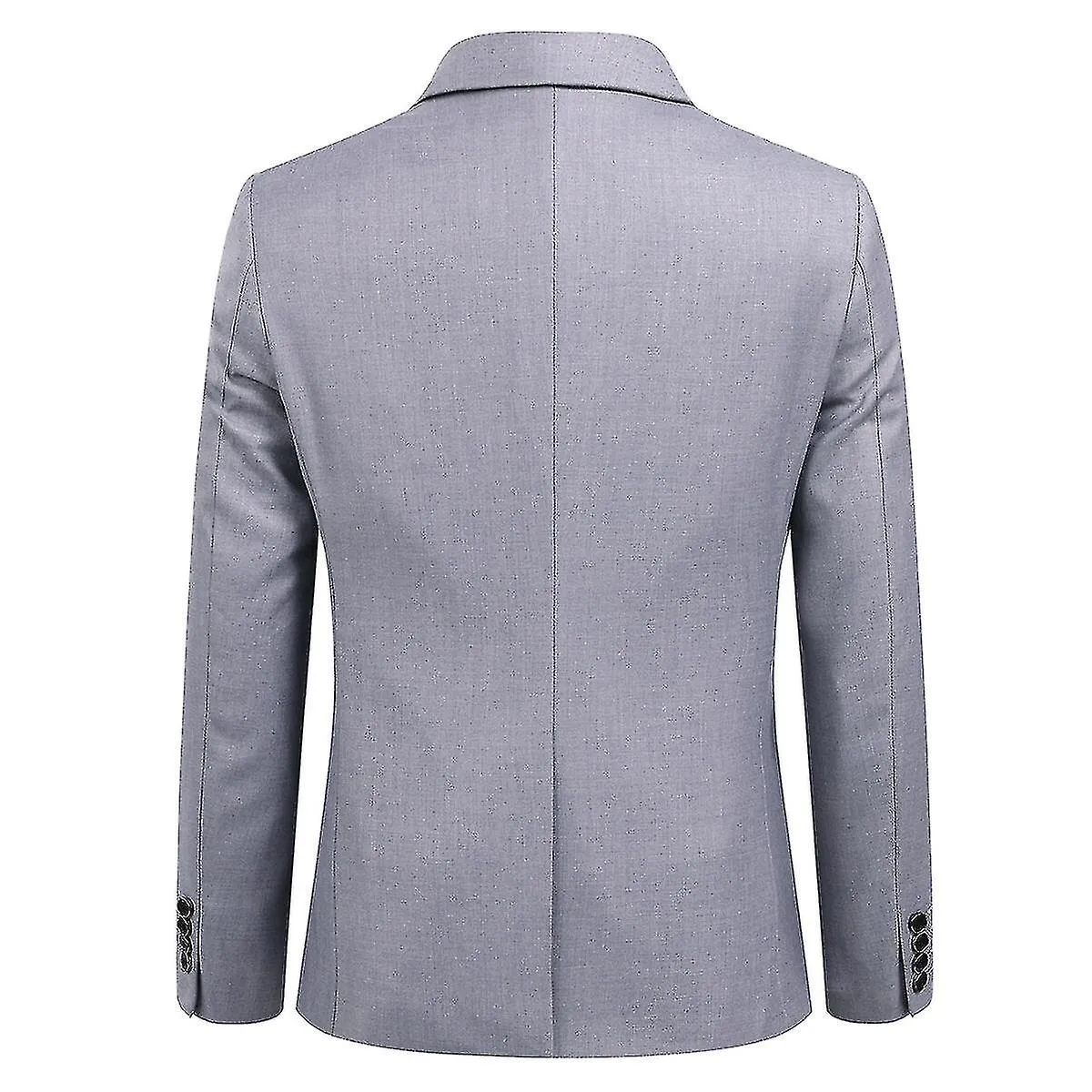 Traje de 3 piezas para hombre slim fit clásico trajes de boda de negocios esmoquin blazer chaleco pantalones ligeros-YUHAO