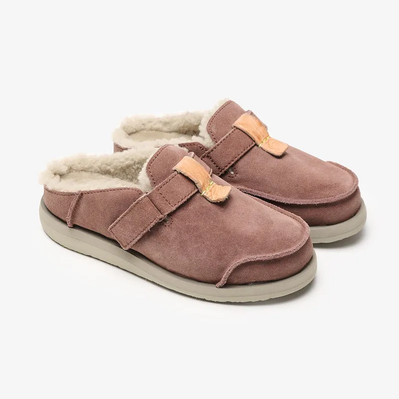 Uwabaki Clog Strap Suede