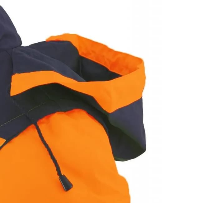 VELILLA VL161 - Chaqueta alcochada de dos tonos de alta visibilidad VL161 - Fluo Orange / Navy