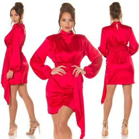 Vestido de fiesta rojo para deslumbrar