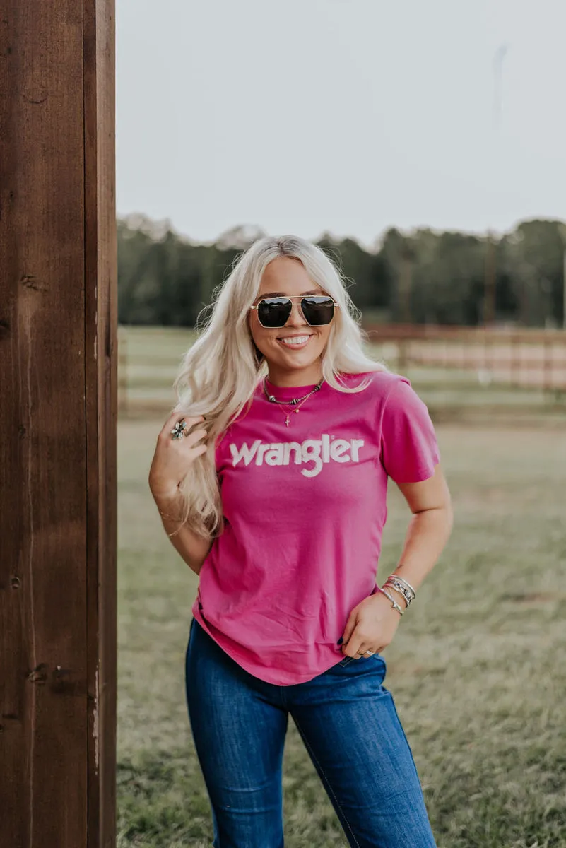 Women's Wrangler Very Berry Logo Tee-