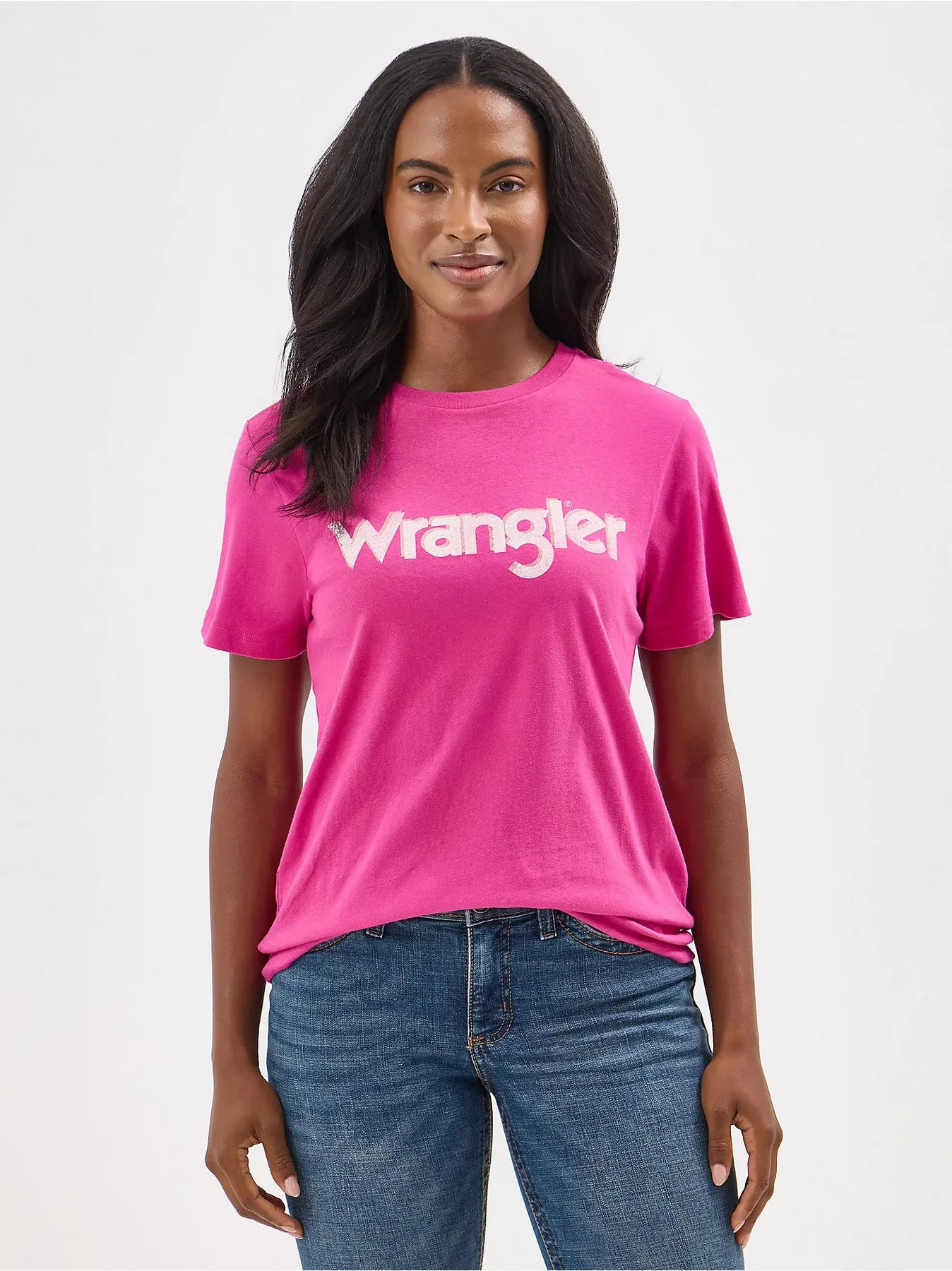 Women's Wrangler Very Berry Logo Tee-