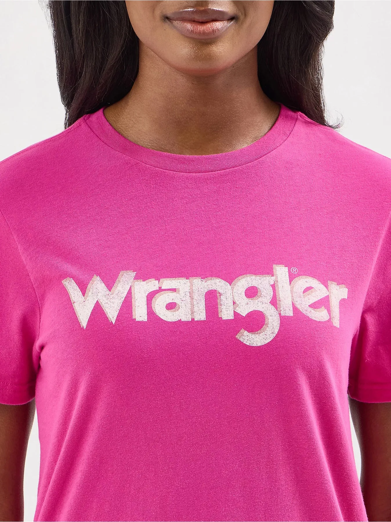 Women's Wrangler Very Berry Logo Tee-