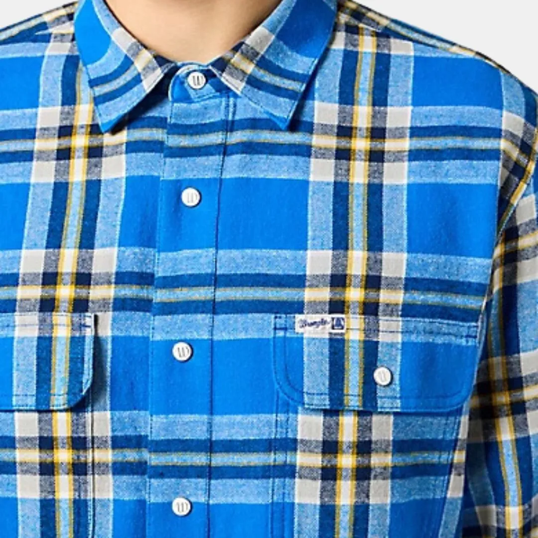 Wrangler 2 Pockets Shirt Blue Bell