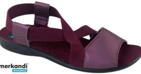 Zapatillas de mujer tipo cuero Morado Oscuro BIO 36-41