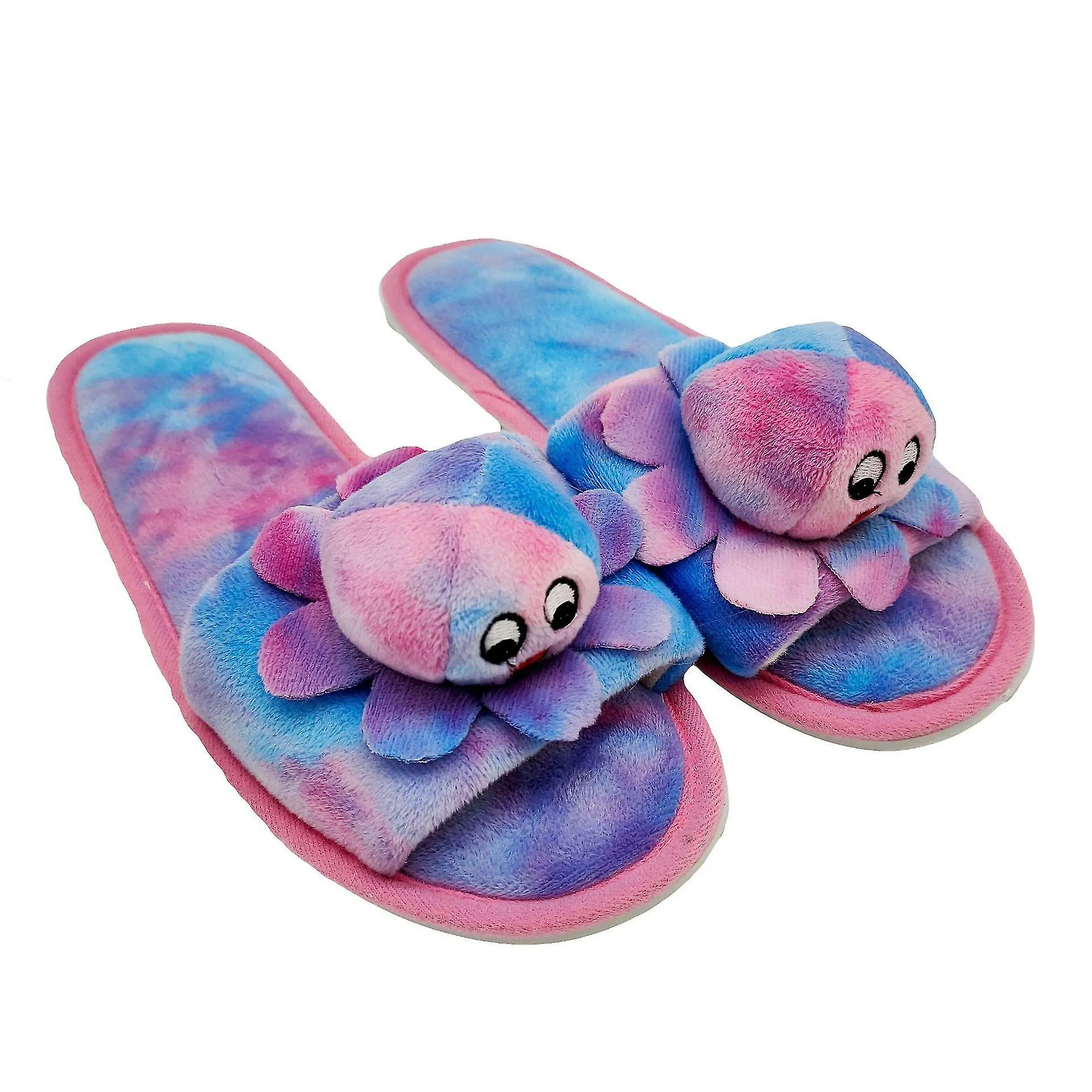 Zapatillas de pulpo Zapatos de interior cálidos para adultos Zapatillas de peluche Caseras de fondo grueso una