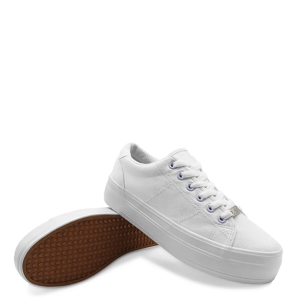 Zapatillas deLona Clippers Blancas