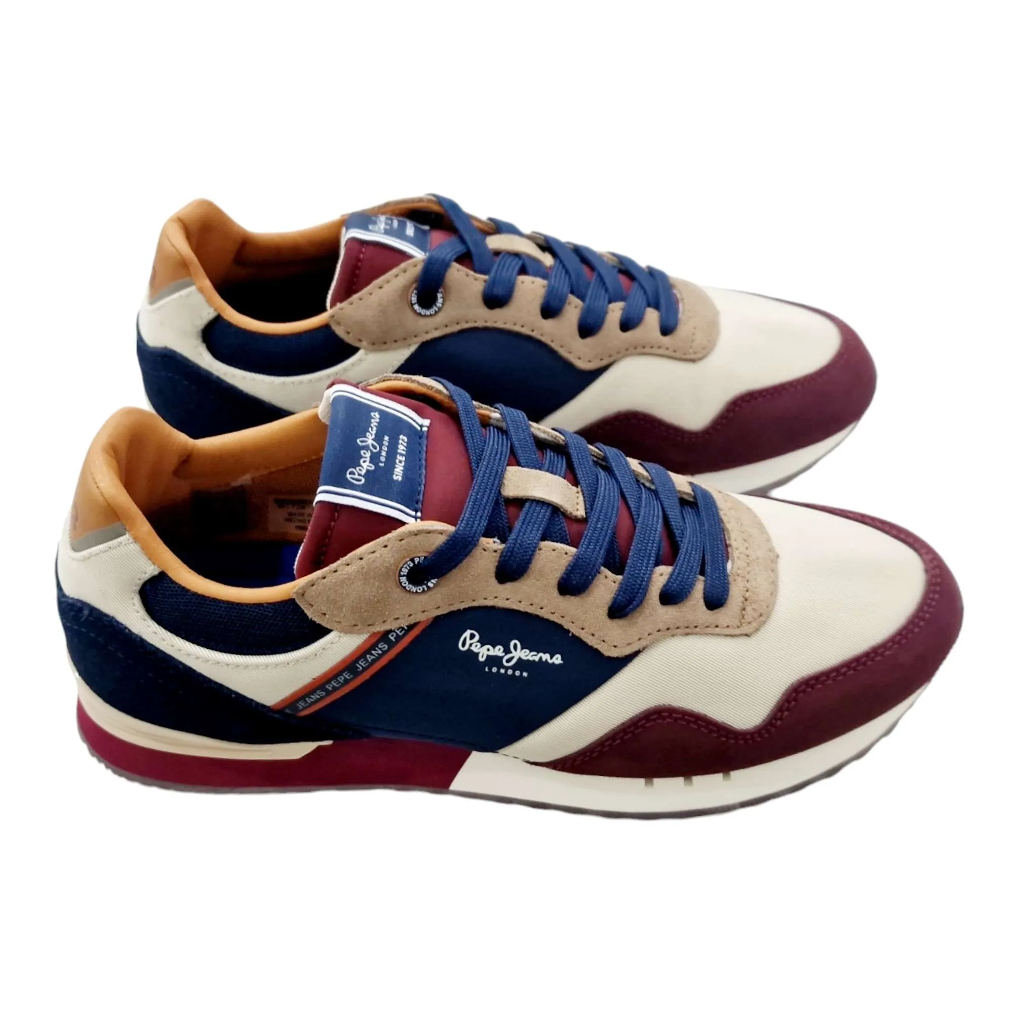 ZAPATILLAS PEPE JEANS CASUAL LONDON GRADE BURDEOS