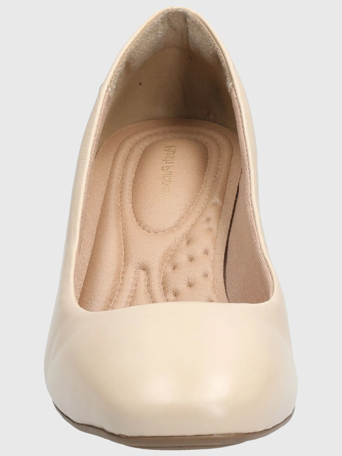 Zapato Cuero Mujer Manson Beige