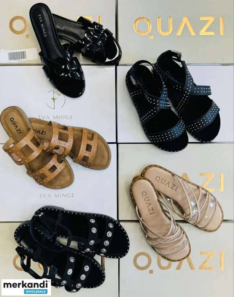 Zapatos de mujer Eva, Quazi - Chanclas, sandalias - Zapatos de piel