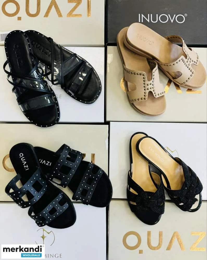 Zapatos de mujer Eva, Quazi - Chanclas, sandalias - Zapatos de piel