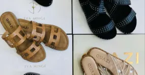 Zapatos de mujer Eva, Quazi - Chanclas, sandalias - Zapatos de piel