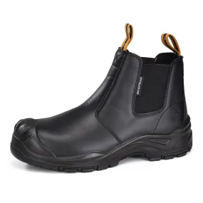 Zapatos de seguridad industrial Botas de trabajo de seguridad Chelsea Design M-8025NBO