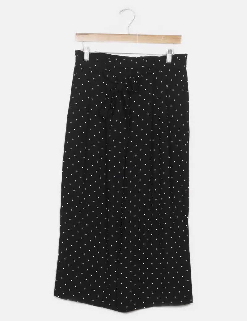 Zara Pantalones de tela Fluido